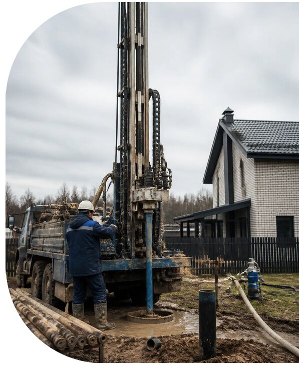 Бурение скважин на воду под ключ в Барабинске от 121884 р. | АПаруса-Ббн